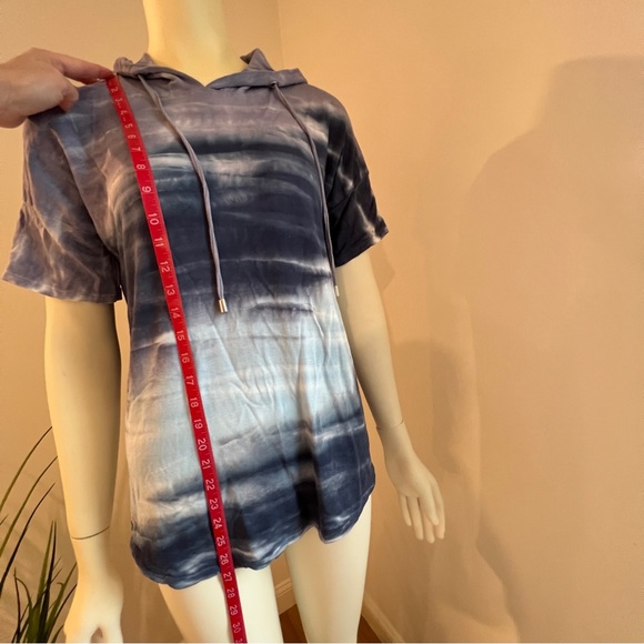 Tie-Dye Short sleeve hoodie - Picture 8 of 10